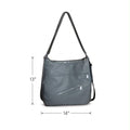 Premium Convertible Tote Bag & Backpack for Laptop – Off White & Grey