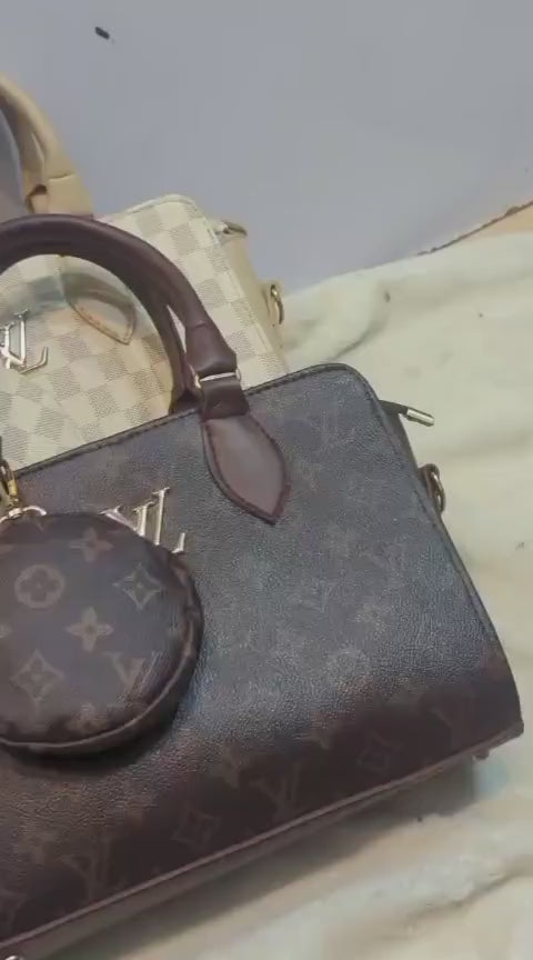 LV 2-Piece Premium Girls Bag Set | Stylish Crossbody Bags for Girls