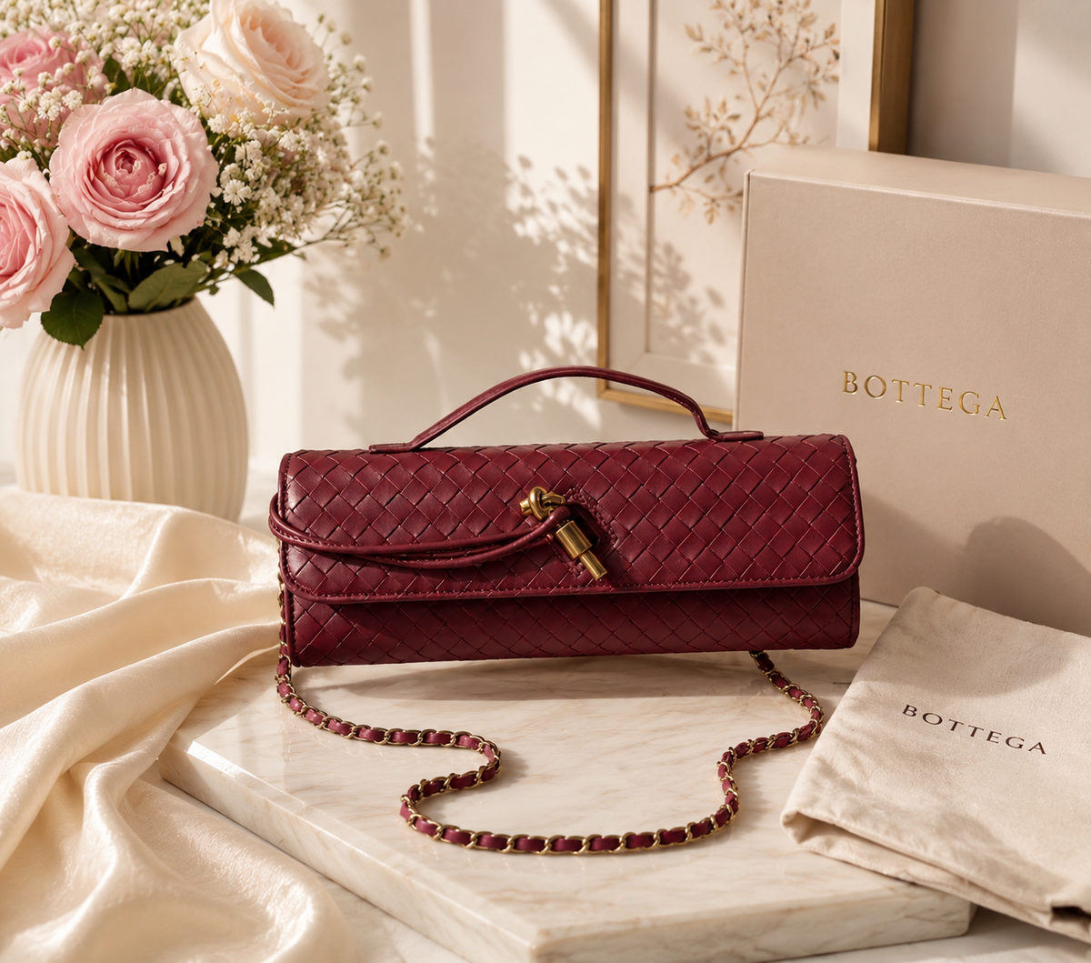 Bottega Style Designer Handbag for Women