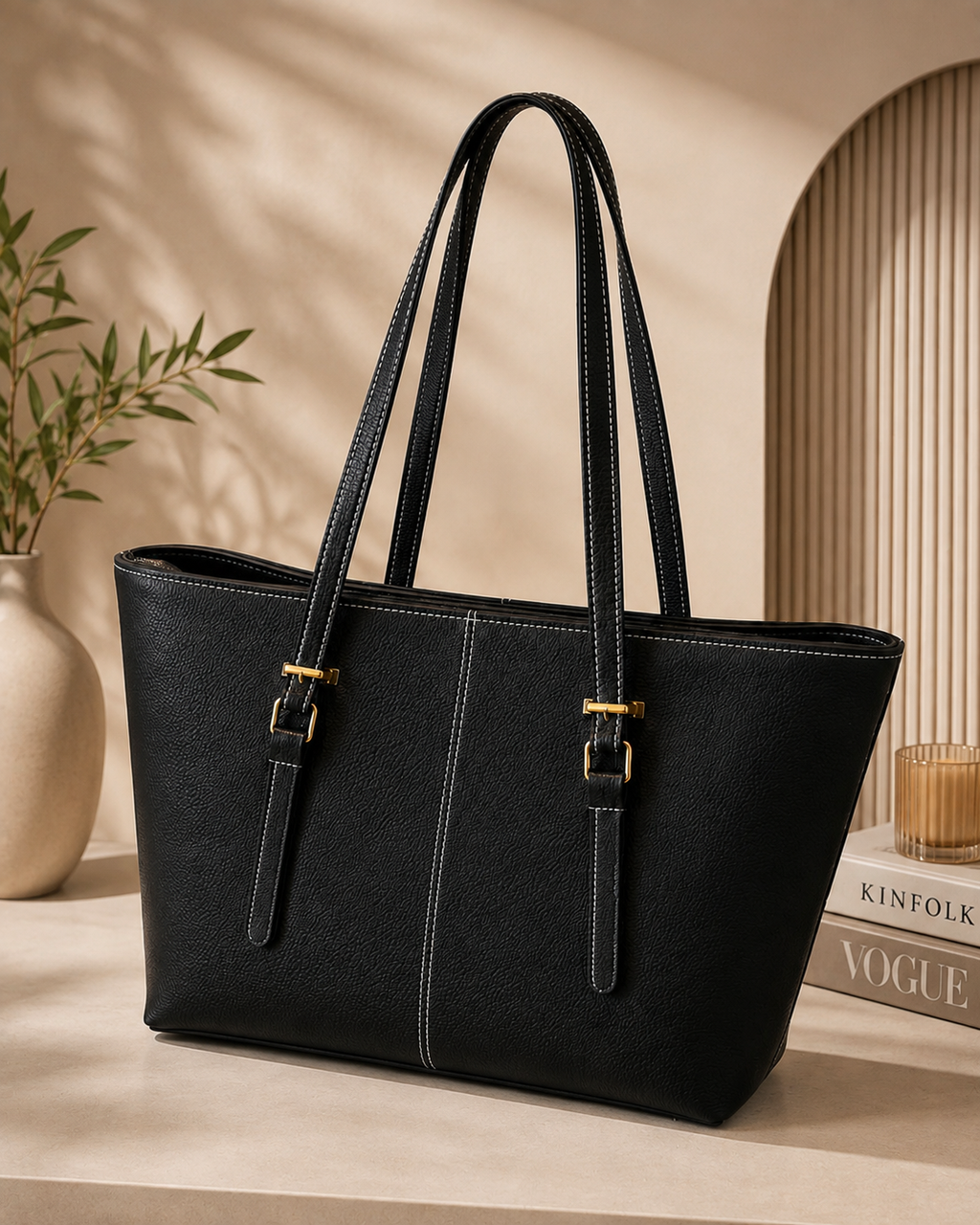 Big Size Shoulder +Tote Bag for Girls – Premium Quality with Inner Pockets