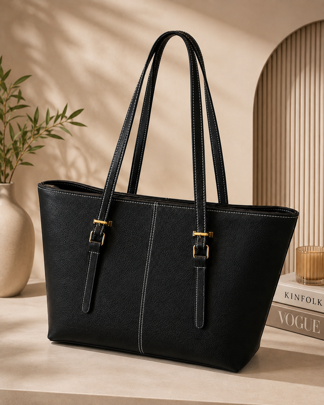 Big Size Shoulder +Tote Bag for Girls – Premium Quality with Inner Pockets