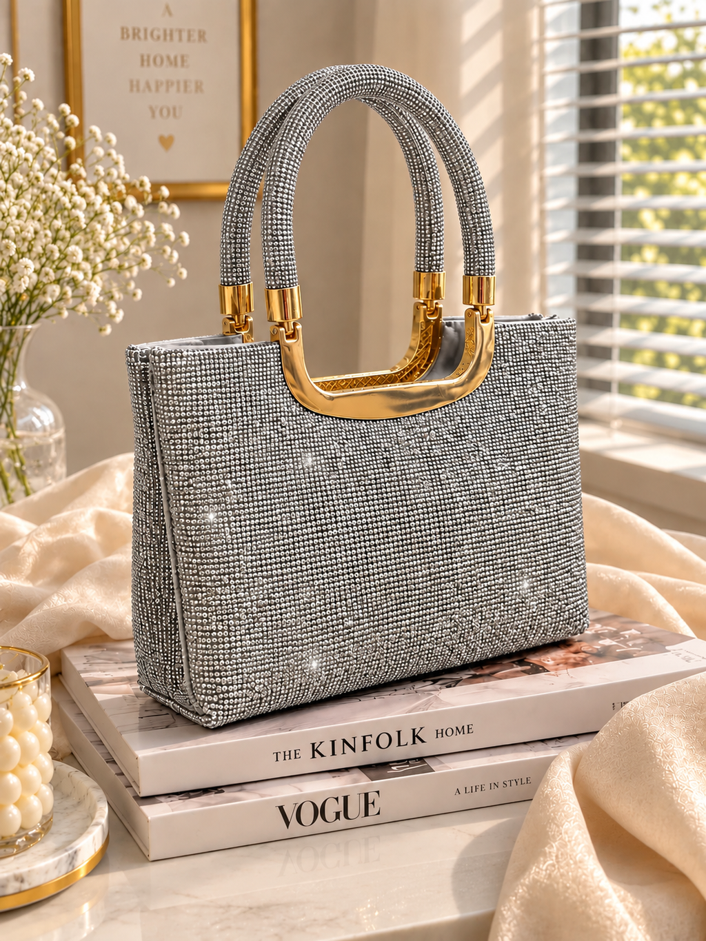New Stylish Mesh Party Bag for Girls – Elegant & Unique Fashion Handbag