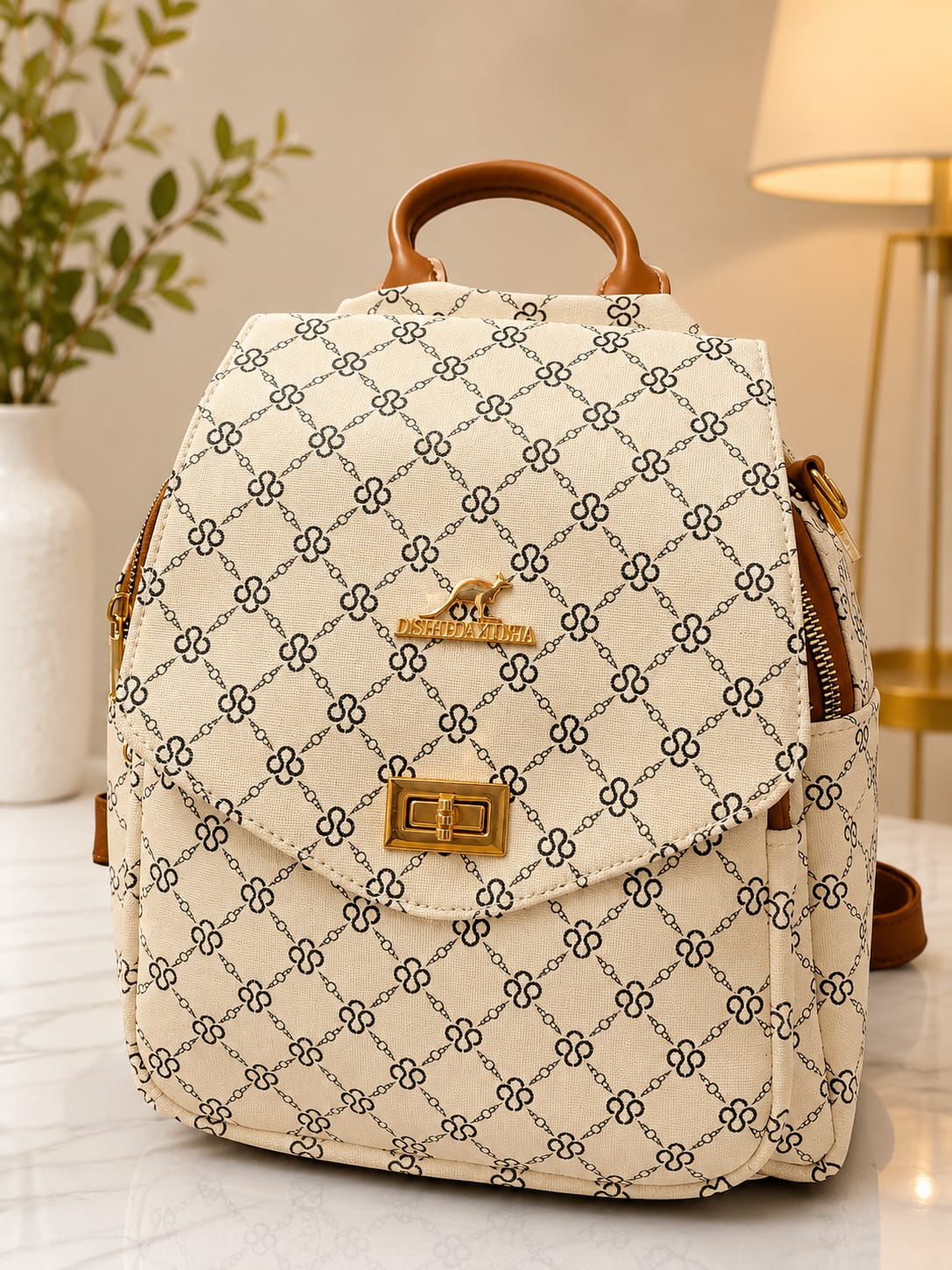 2-in-1 Backpack & Crossbody Bag for Women & Girls | Premium Leather Bag