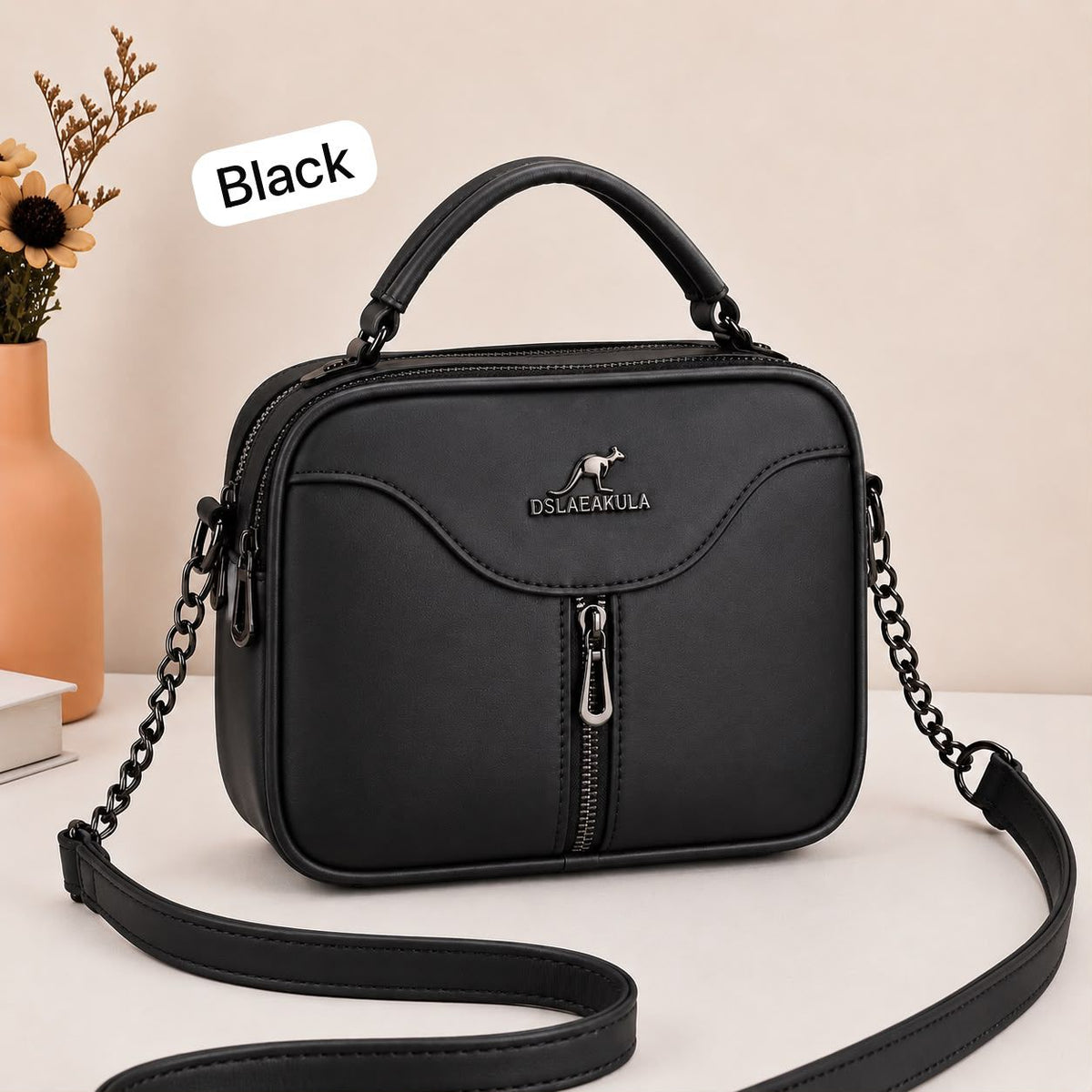 🎀 High Quality 2-Pockets Kangaroo Cross Body Bag