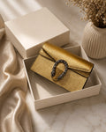 Luxury Horsebit-Inspired Shoulder Bag