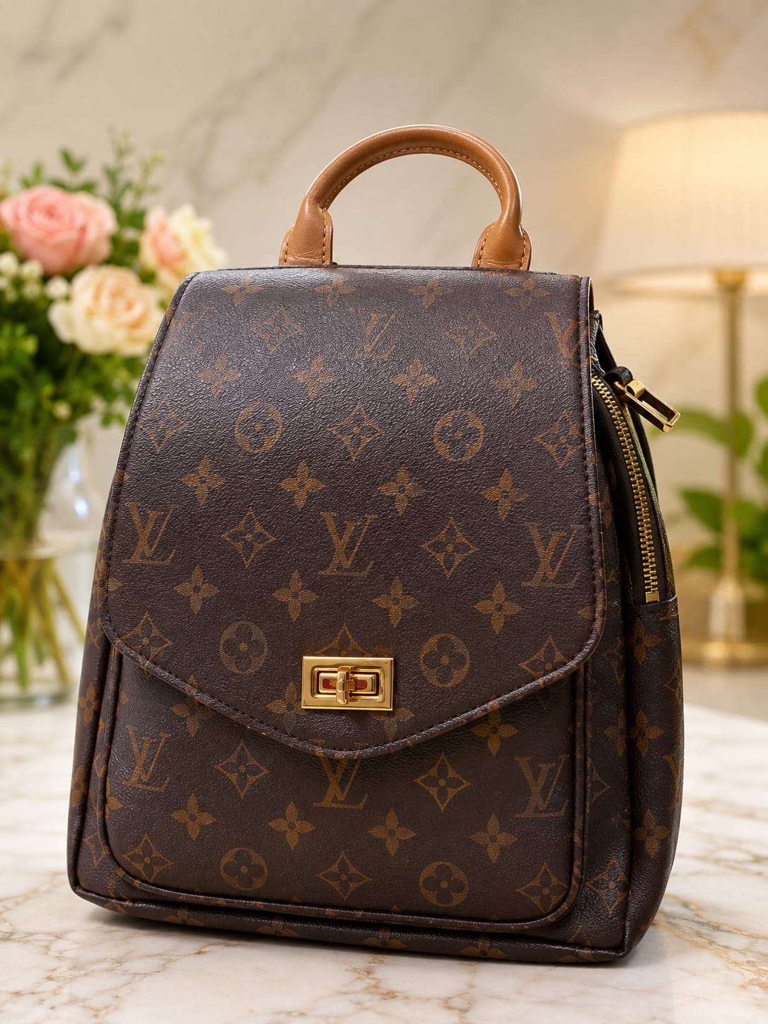 2-in-1 Backpack & Crossbody Bag for Women & Girls | Premium Leather Bag