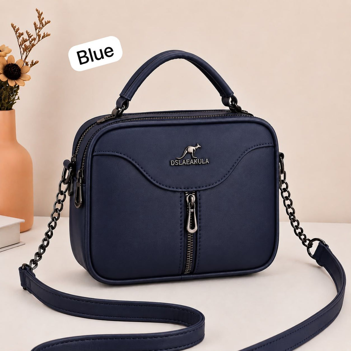 🎀 High Quality 2-Pockets Kangaroo Cross Body Bag