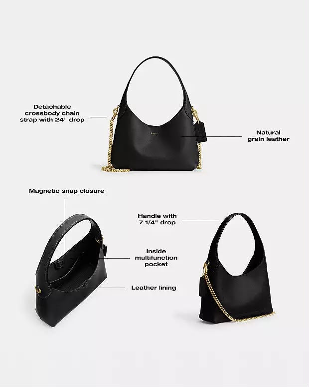 Coach Brooklyn Shoulder Bag 23 – Premium Leather Women’s Handbag