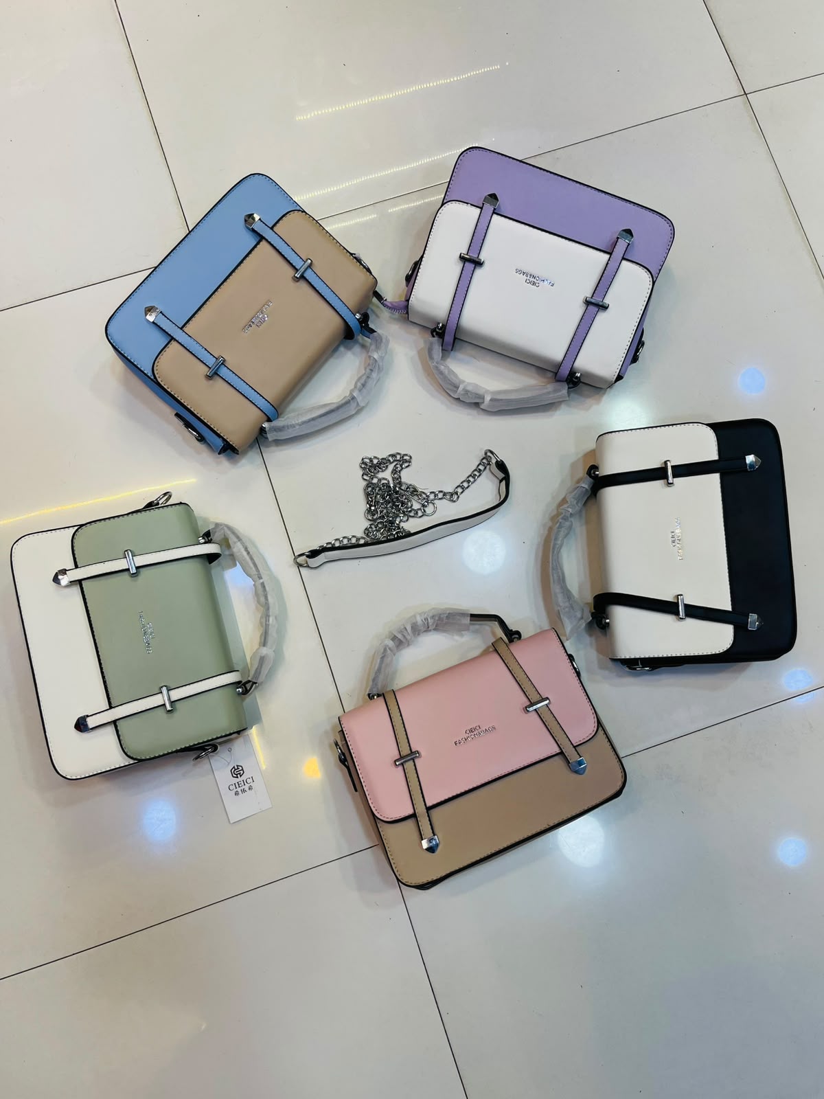 Premium Imported Shoulder & Crossbody Bag for Girls – Unique Handle | Medium Size