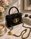 Stylish Crossbody Bag for Women with Long Chain