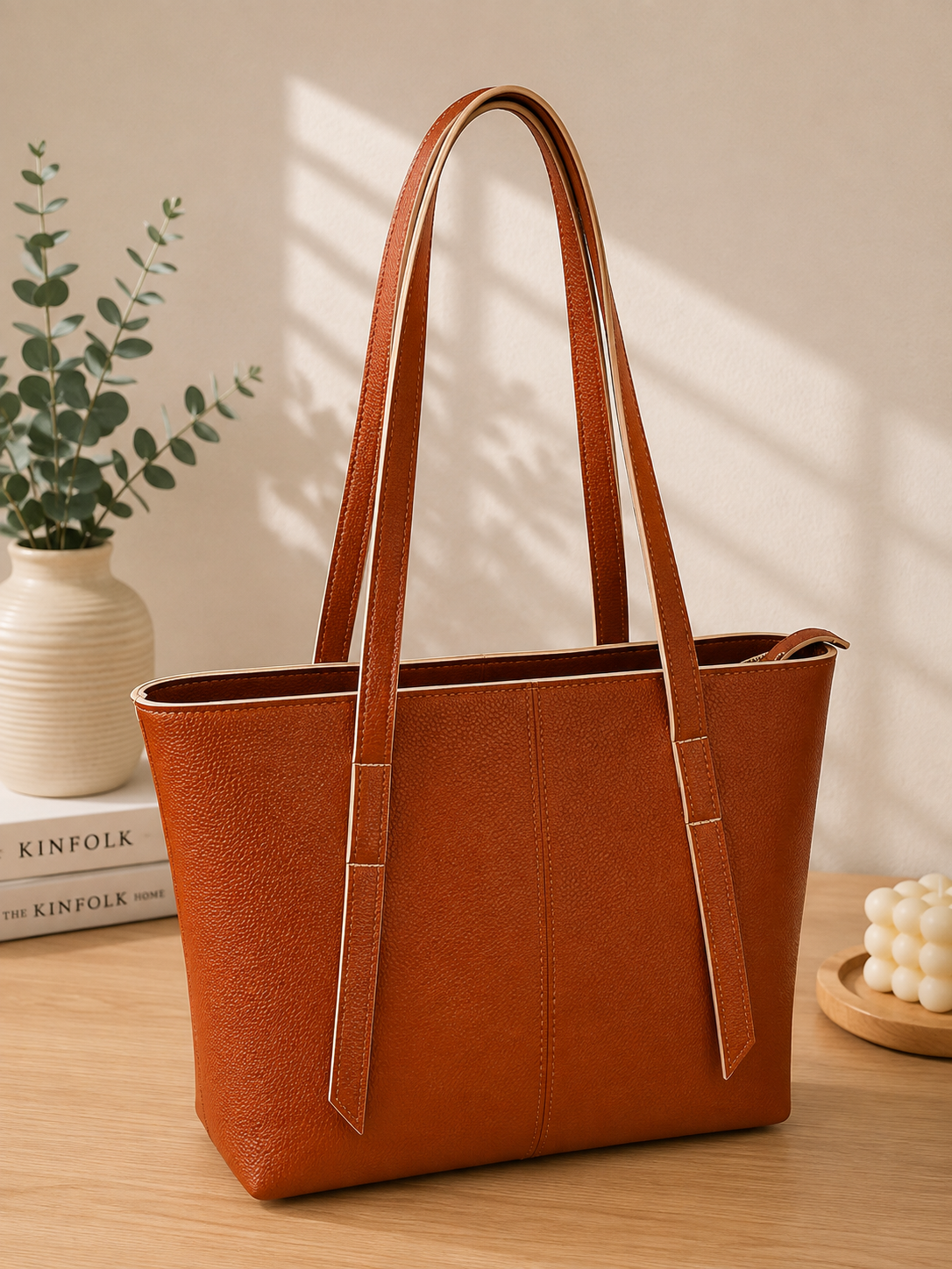 New Arrival Big Size Tote Bag for Girls – Spacious Handbag with Inner Pocket