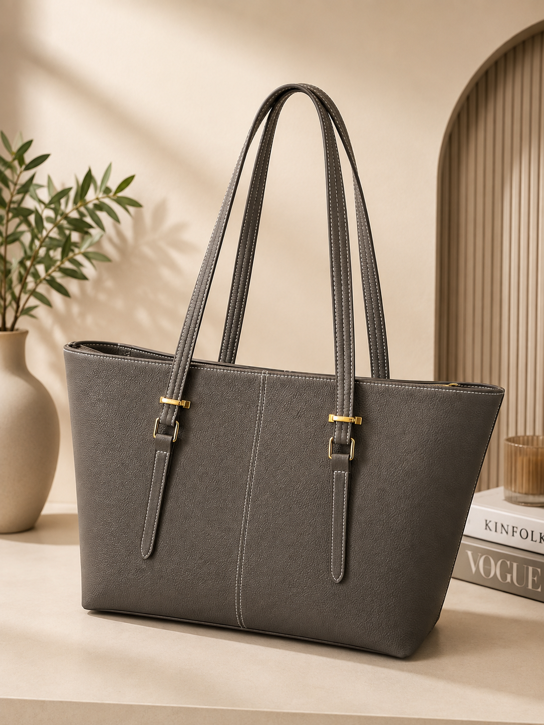 Big Size Shoulder +Tote Bag for Girls – Premium Quality with Inner Pockets