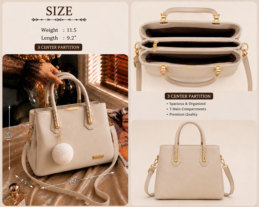 Stylish Branded-Inspired Shoulder Handbag for Girls.