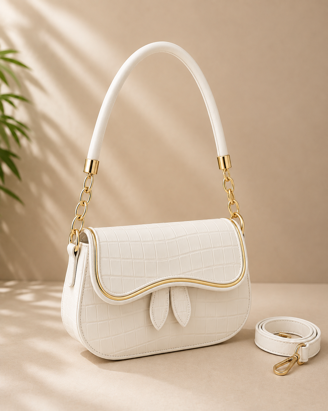 Premium Women’s Crossbody Bag with Unique Handle