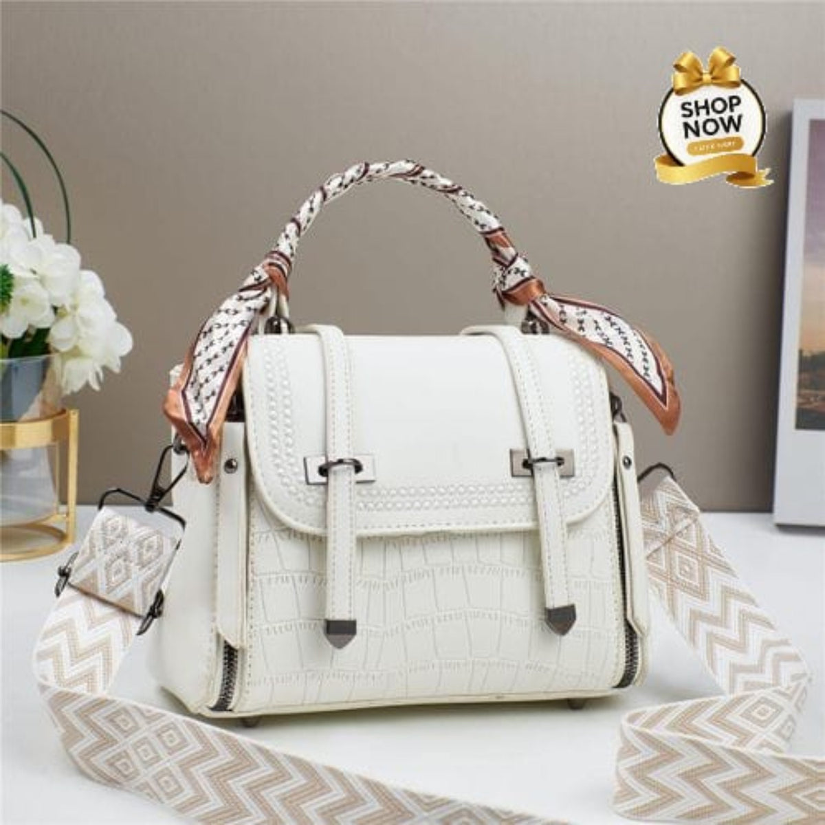 Imported Crossbody Bag for Girls – Premium Quality Unique Handle Shoulder Bag