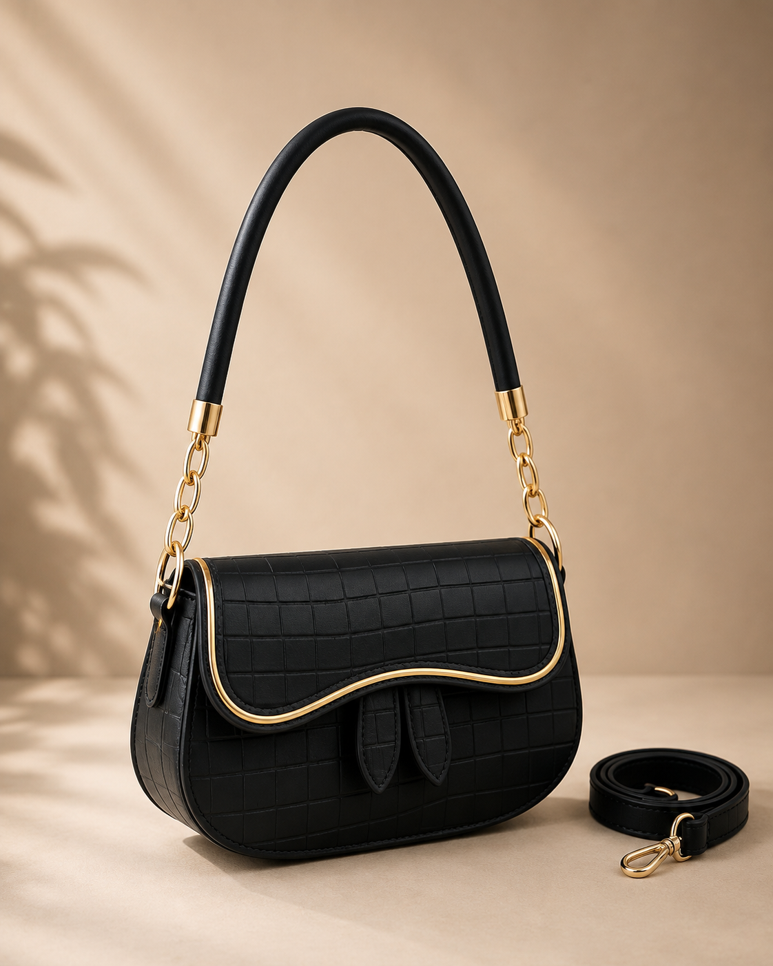 Premium Women’s Crossbody Bag with Unique Handle