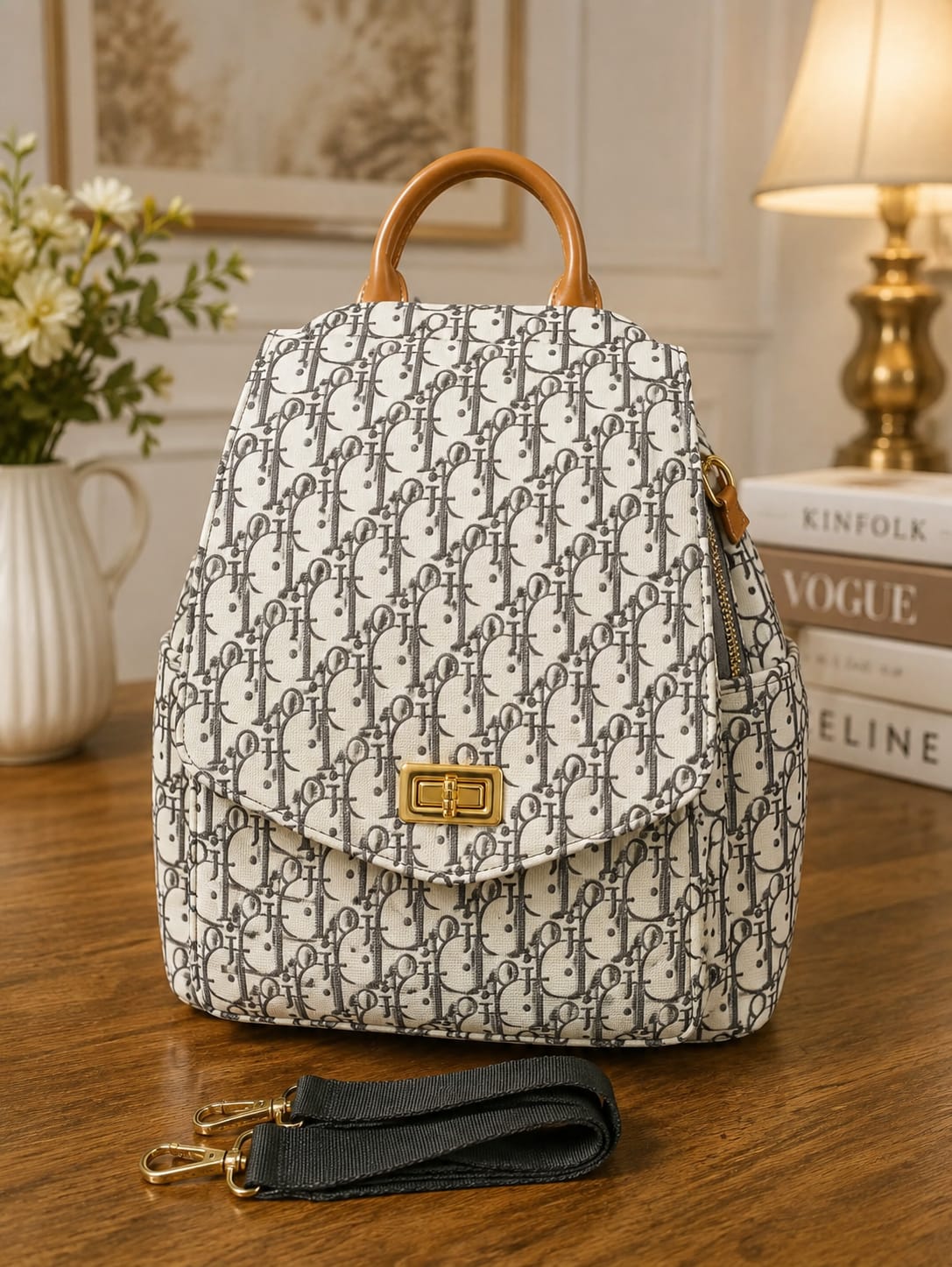 2-in-1 Backpack & Crossbody Bag for Women & Girls | Premium Leather Bag